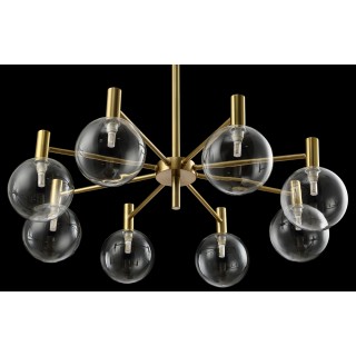 Люстра Crystal Lux ANDRES SP8 BRONZE/TRANSPARENTE-foto3