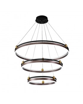 Люстра Crystal Lux FERNANDO SP158W LED COFFEE/BLACK-foto3