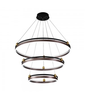 Люстра Crystal Lux FERNANDO SP158W LED COFFEE/BLACK-foto3