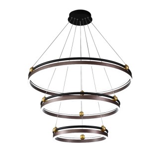 Люстра Crystal Lux FERNANDO SP158W LED COFFEE/BLACK-foto3