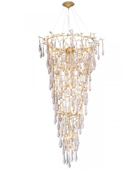 Люстра Crystal Lux REINA SP34 D1200 GOLD PEARL