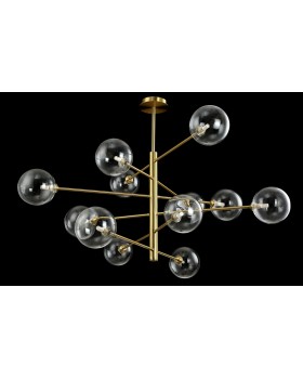 Люстра Crystal Lux MARZO SP12 BRONZE/TRANSPARENTE-foto3