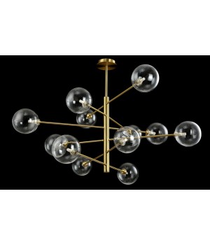 Люстра Crystal Lux MARZO SP12 BRONZE/TRANSPARENTE-foto3