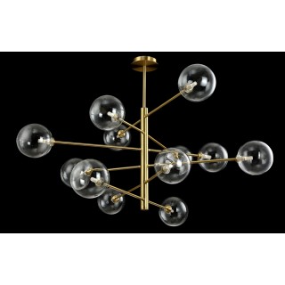 Люстра Crystal Lux MARZO SP12 BRONZE/TRANSPARENTE-foto3