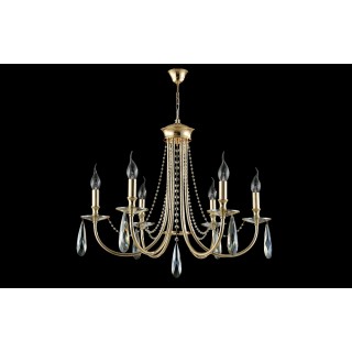 Люстра Crystal Lux VICTORIA SP6 GOLD/AMBER-foto2