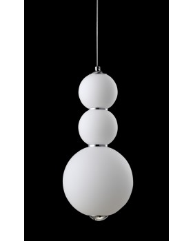 Светильник подвесной Crystal Lux DESI SP3 CHROME/WHITE-foto2