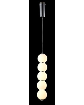 Светильник подвесной Crystal Lux DESI SP5 CHROME/WHITE-foto3