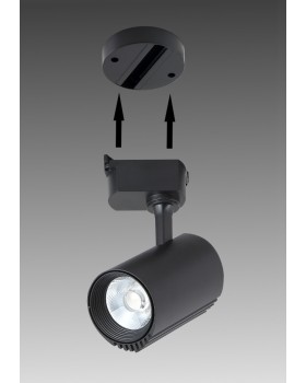 Основание для самостоятельного монтажа трековых однофазных светильников Crystal Lux CLT 0.213 01 BL-foto2