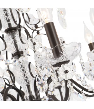 Люстра Crystal Lux ODELIS SP8 BROWN-foto2