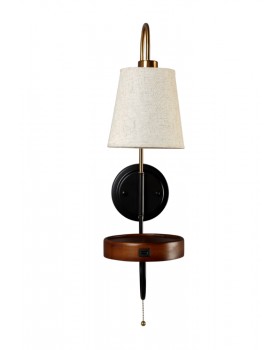 Бра Crystal Lux TWINS AP1 USB WENGE-foto3