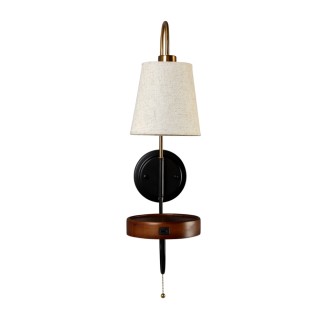 Бра Crystal Lux TWINS AP1 USB WENGE-foto3