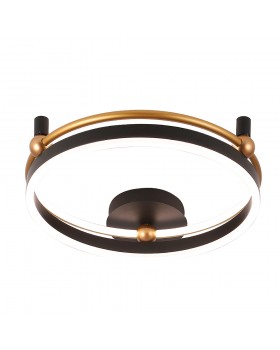 Светильник потолочный Crystal Lux FERNANDO PL48W LED BLACK/GOLD-foto3