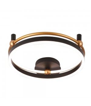 Светильник потолочный Crystal Lux FERNANDO PL48W LED BLACK/GOLD-foto3