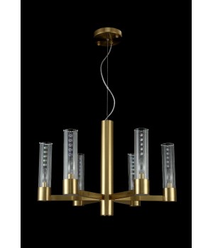 Люстра Crystal Lux OTONO SP6+1 BRASS/TRANSPARENTE-foto3