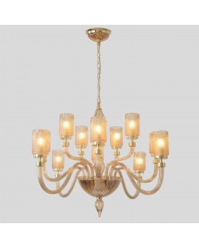 Люстра Crystal Lux SILVESTRO SP12 AMBER-foto3