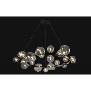 Люстра Crystal Lux AGATA SP24 V2 BLACK/TRANSPARENTE-foto4