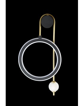 Бра Crystal Lux CORIDA AP25W LED BLACK/GOLD-foto3