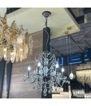 Люстра Crystal Lux ODELIS SP6 BROWN-foto7