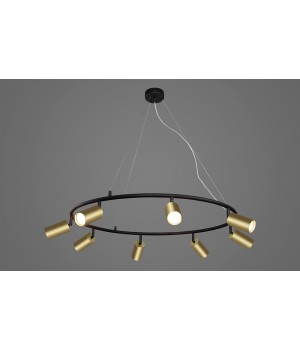 Светильник подвесной Crystal Lux CLT 015C8 D800 BL-GO-foto2