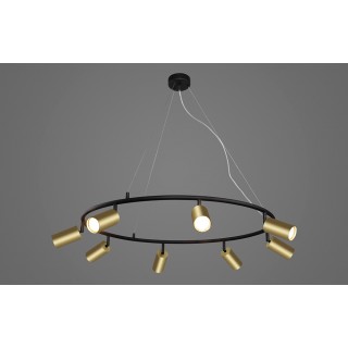 Светильник подвесной Crystal Lux CLT 015C8 D800 BL-GO-foto2