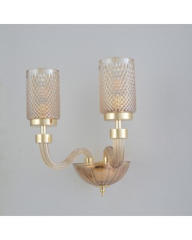 Бра Crystal Lux SILVESTRO AP2 AMBER-foto4