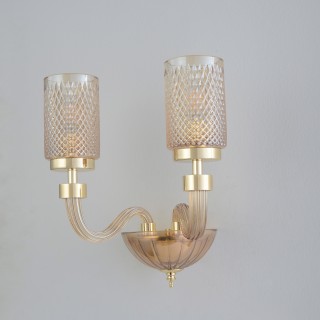 Бра Crystal Lux SILVESTRO AP2 AMBER-foto4