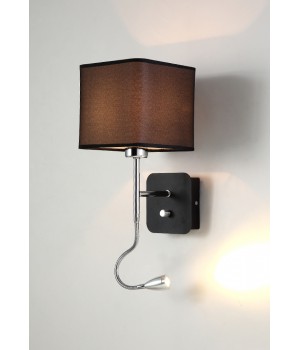 Бра Crystal Lux PACO AP2 CHROME/BLACK-foto2