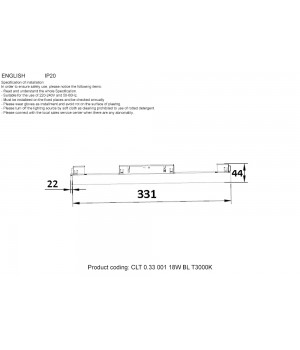 Светильник трековый магнитный Crystal Lux CLT 0.33 001 18W BL T3000K-foto2