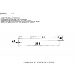 Светильник трековый магнитный Crystal Lux CLT 0.33 001 18W BL T3000K-foto2