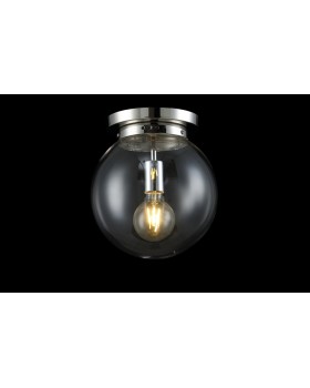 Светильник потолочный Crystal Lux MARIO PL1 D250 NICKEL/TRANSPARENTE-foto2