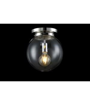 Светильник потолочный Crystal Lux MARIO PL1 D250 NICKEL/TRANSPARENTE-foto2