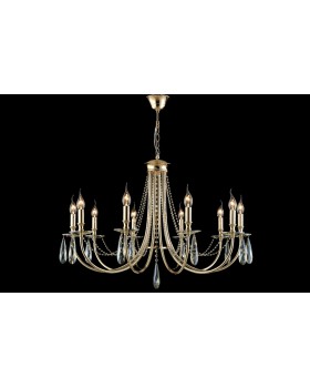 Люстра Crystal Lux VICTORIA SP10 GOLD/AMBER-foto4