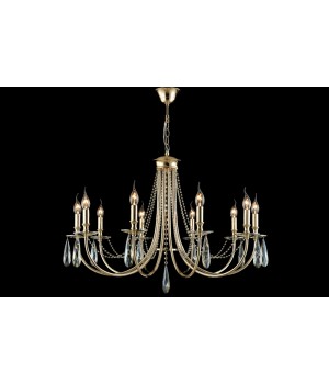 Люстра Crystal Lux VICTORIA SP10 GOLD/AMBER-foto4