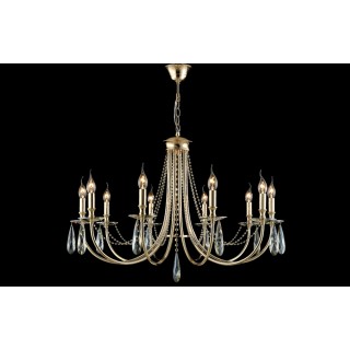 Люстра Crystal Lux VICTORIA SP10 GOLD/AMBER-foto4