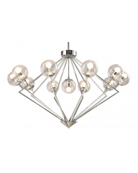 Люстра Crystal Lux FABRICIO SP11 CHROME/TRANSPARENTE-foto4