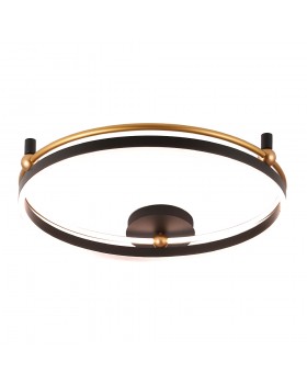 Светильник потолочный Crystal Lux FERNANDO PL72W LED BLACK/GOLD-foto4