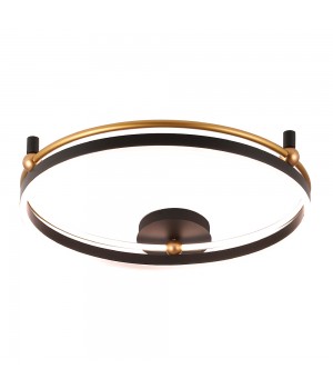 Светильник потолочный Crystal Lux FERNANDO PL72W LED BLACK/GOLD-foto4