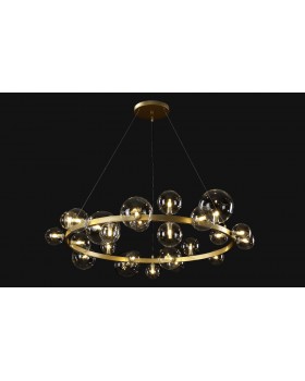 Люстра Crystal Lux AGATA SP24 V2 GOLD/TRANSPARENTE-foto4