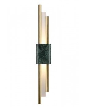 Бра Crystal Lux CARTA AP6W LED GREEN/BRASS