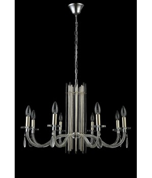 Люстра Crystal Lux AURELIO SP8 GOLD+CHROME/TRANSPARENT-foto3