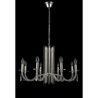 Люстра Crystal Lux AURELIO SP8 GOLD+CHROME/TRANSPARENT-foto3