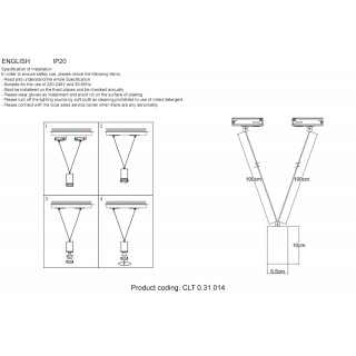 Светильник однофазный Crystal Lux CLT 0.31 014 GO-foto2