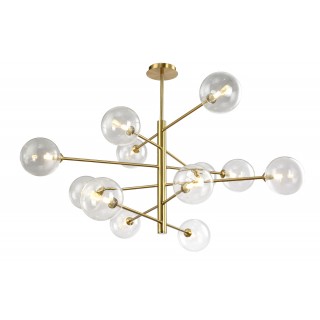 Люстра Crystal Lux MARZO SP12 BRONZE/TRANSPARENTE-foto4