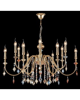 Люстра Crystal Lux MERCEDES SP6+6 GOLD/COLOR-foto2