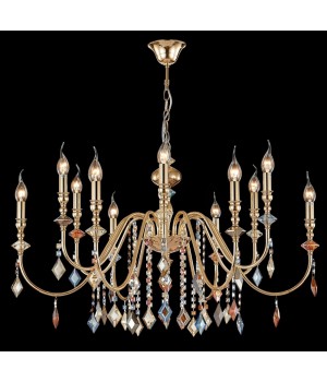 Люстра Crystal Lux MERCEDES SP6+6 GOLD/COLOR-foto2