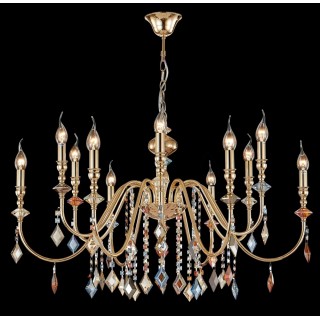 Люстра Crystal Lux MERCEDES SP6+6 GOLD/COLOR-foto2