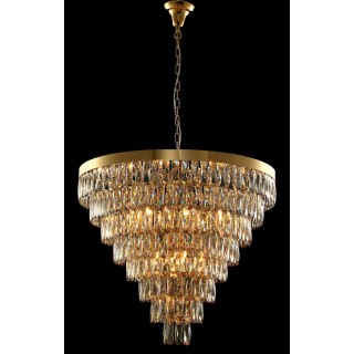 Люстра Crystal Lux ABIGAIL SP22 D820 GOLD/AMBER-foto2