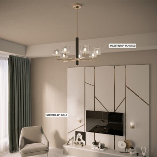Люстры Crystal Lux MAESTRO SP-PL7 GOLD-foto5