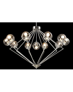 Люстра Crystal Lux FABRICIO SP11 CHROME/TRANSPARENTE-foto2