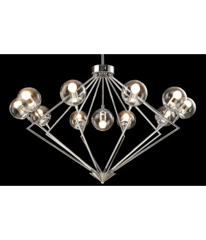 Люстра Crystal Lux FABRICIO SP11 CHROME/TRANSPARENTE-foto2